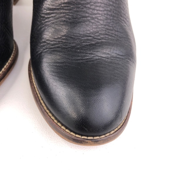Madewell The Billie Black Leather Ankle Booties 7 - Picture 14 of 16